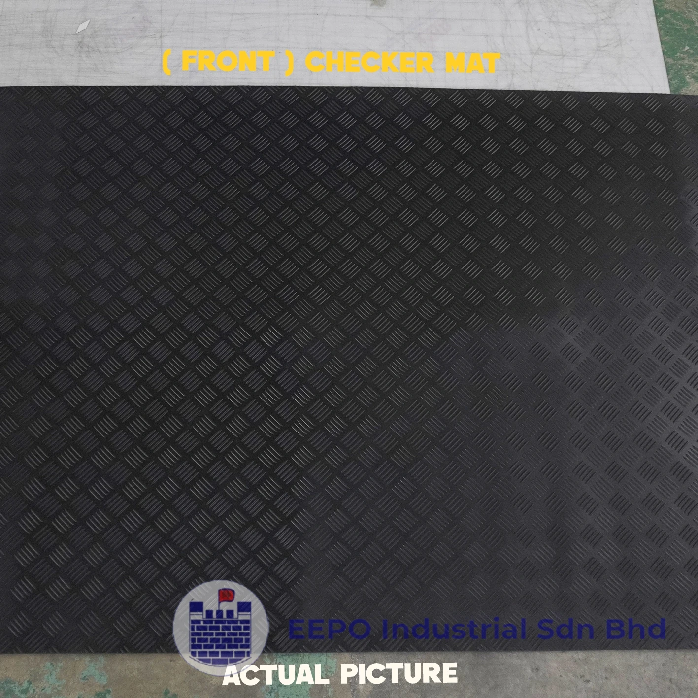 Checkered Rubber Mat