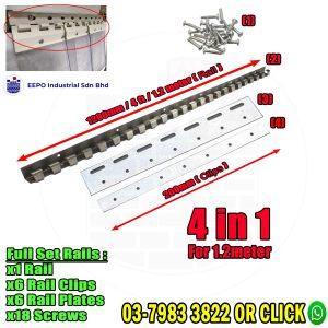PVC Railing Full Set 1.2m Kit (SS304)