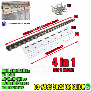 PVC Railing Full Set 1m Kit