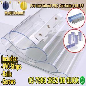 PVC Curtain Strips With Rails