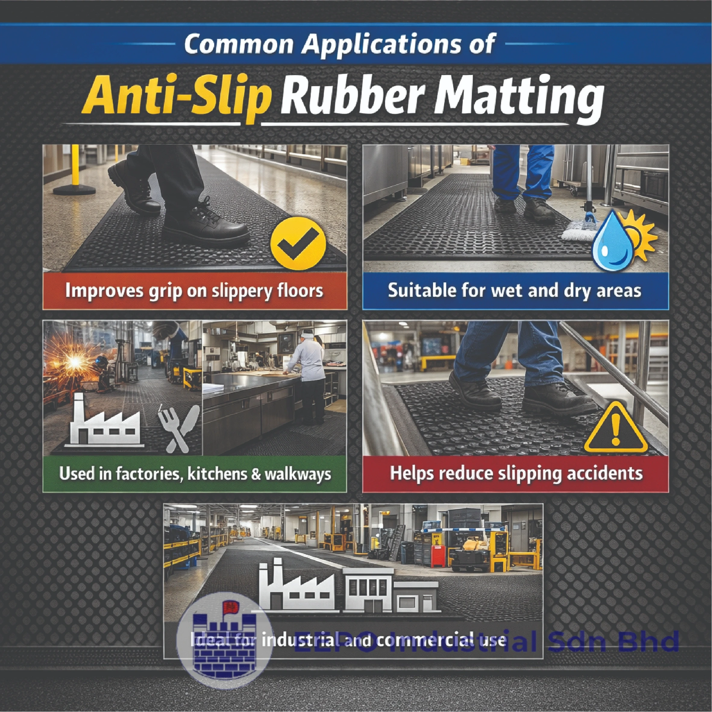 Checkered Rubber Mat - Image 3
