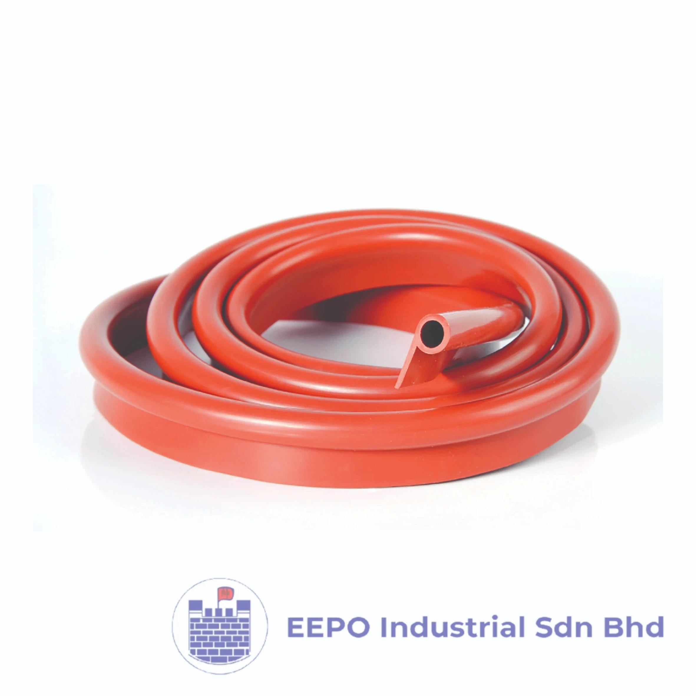 Red Silicone P-Profile Strip